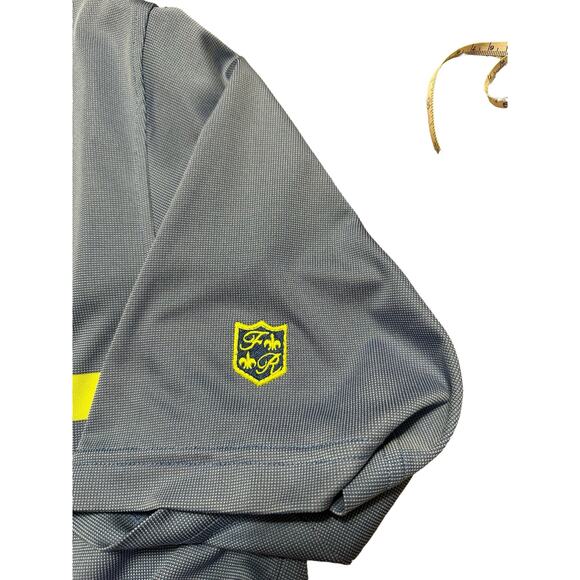 FootJoy FJ Blue and Green Golf Polo Men's Size Large - Picture 3 of 7